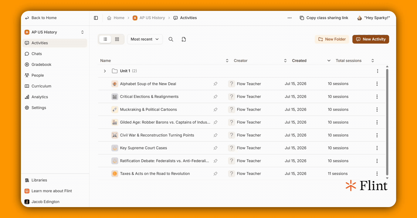 Selecting Rename folder from the three-dot menu and typing a new folder name