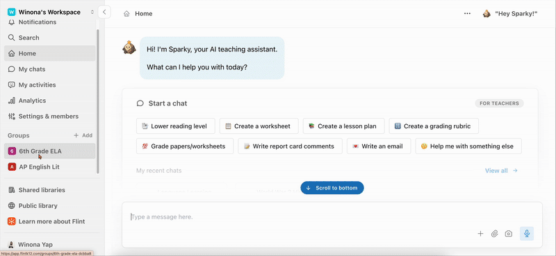 Opening Show pasted text on the signed-in user's own message, with Paste History still loading